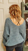 Chenille Dolman Sleeve Sweater